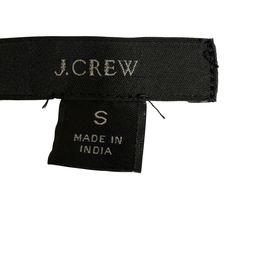 J.Crew Leda Blue White Striped Embroidered Ruffle Hem Tunic Dress  Women's Small - Picture 5 of 13